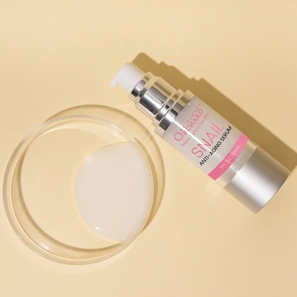 Private Label Skin Facial Serum,Repair Anti Aging Snail Mucin Skin Care Serum