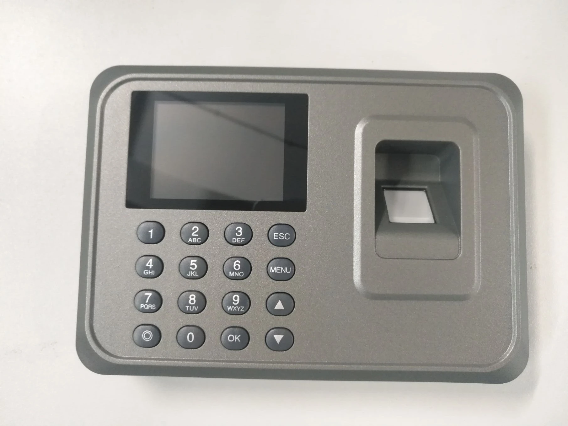How to reset clock in and clock out portable easy operate fingerprint time attendance device