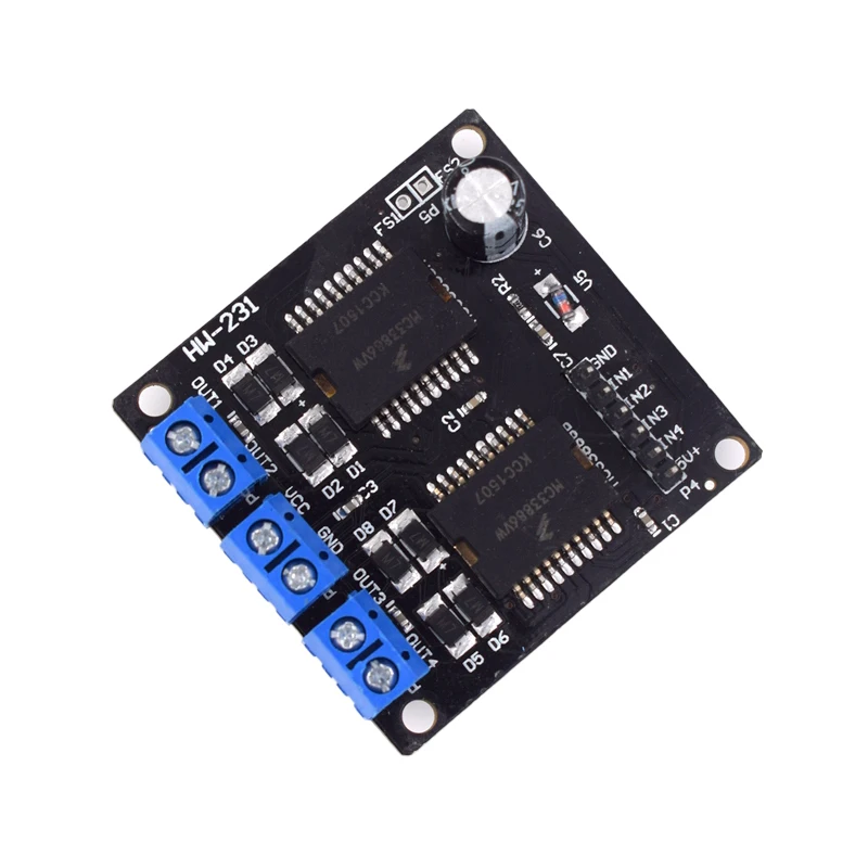MC33886 4-way output robot smart car motor stepper motor valve motor drive module