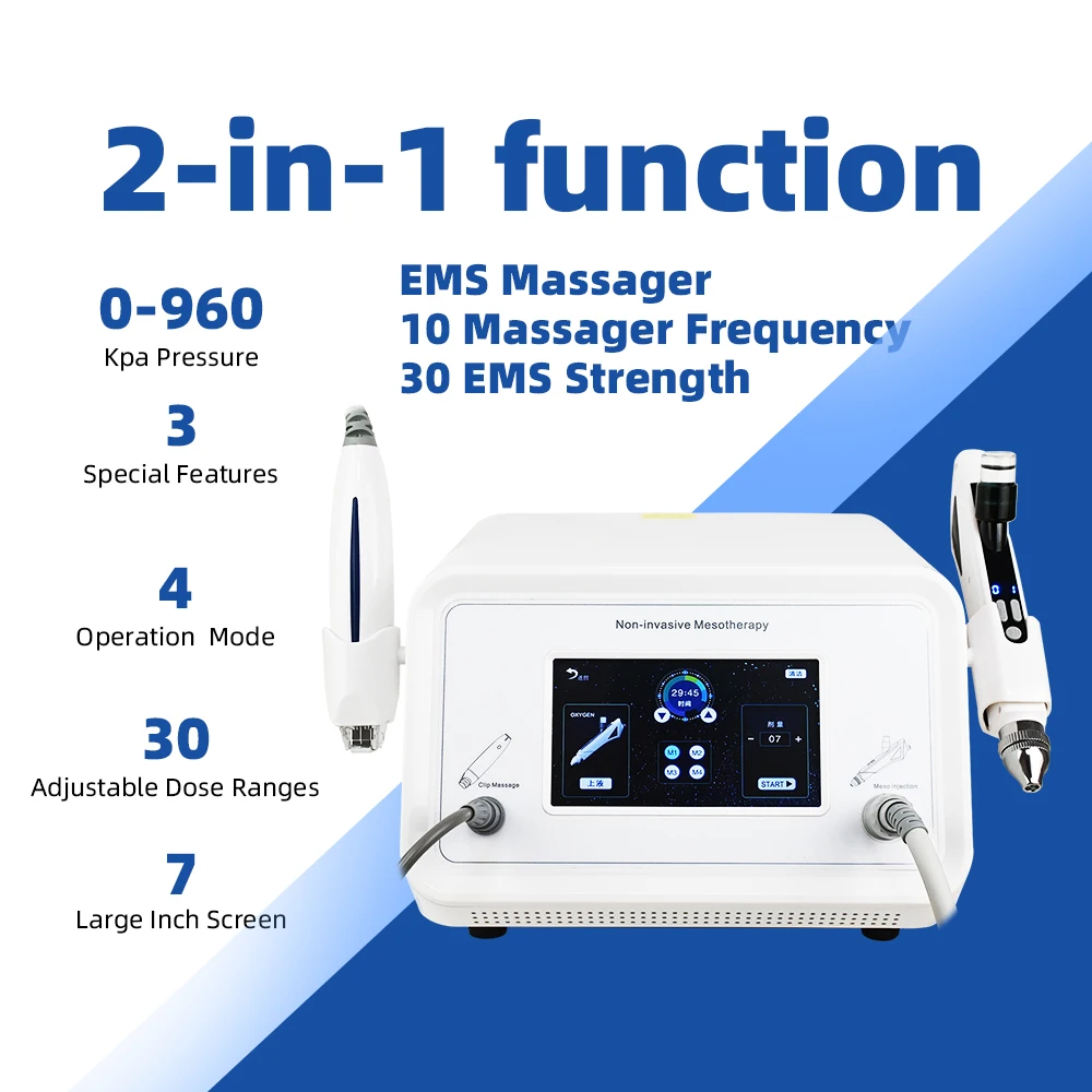 2024 Latest Professional Mesoboost Device Needleless Mesotherapy Machine Mesotherapy Gun Mesogun For Mesotherapy