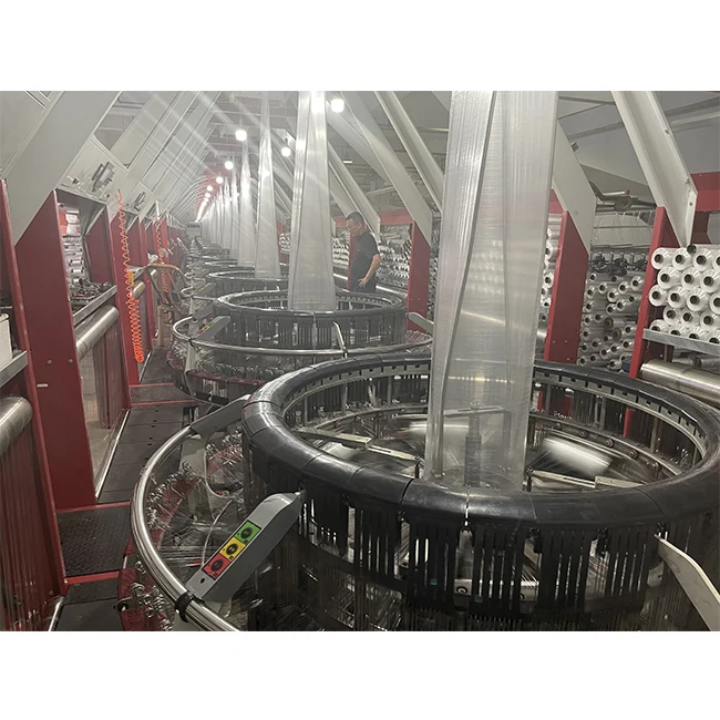 Высококачественный заводской полностью автоматический круговой ткацкий станок с шестью воланами для ПП тканых мешков, цементных мешков