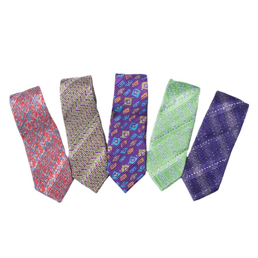 new design neckties draped tie mens 100% silk necktie with great price