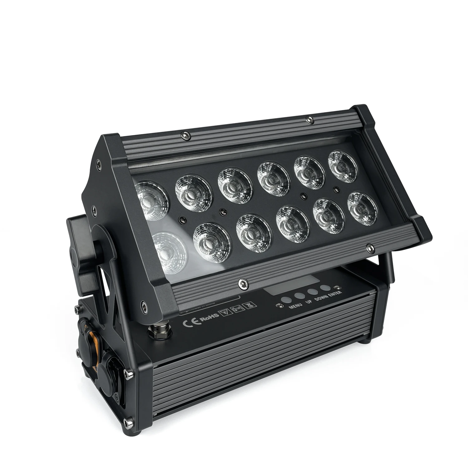 High-Intensity Floodlights For Energy-Efficient Illumination of Large Venues 12x15W 4 in 1 Flood Light