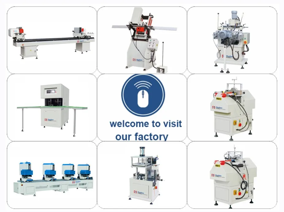 Windows and Doors Making Machine UPVC Machine Two Axis Water Slot Milling Machine