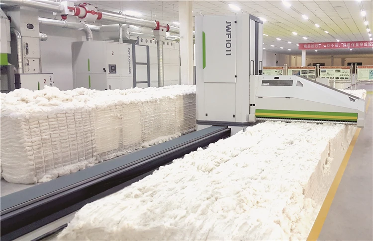 High Quality JINGWEI brand Textile Machinery JWF1011 Reciprocating Bale Plucker Spinning Blowroom For Yarn Production