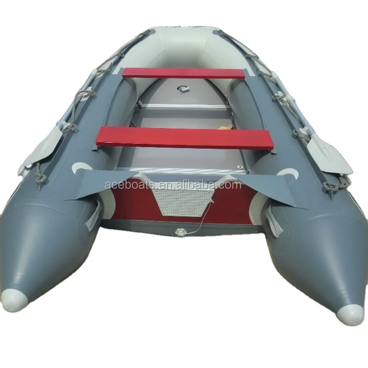 Aluminum Floor RIB Inflatable Rescue Boat Rigid Patrol Hypalon/PVC Luxury Pontoon Boat