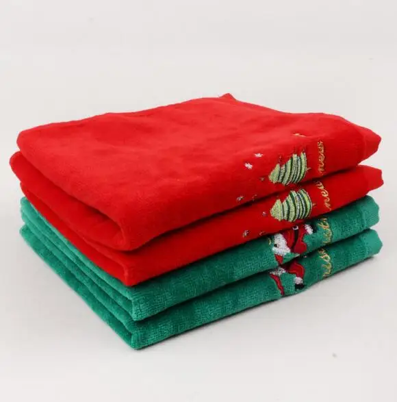 S-82 Hot selling blanket multi used cotton Christmas present cake gift face bath custom printing towel set