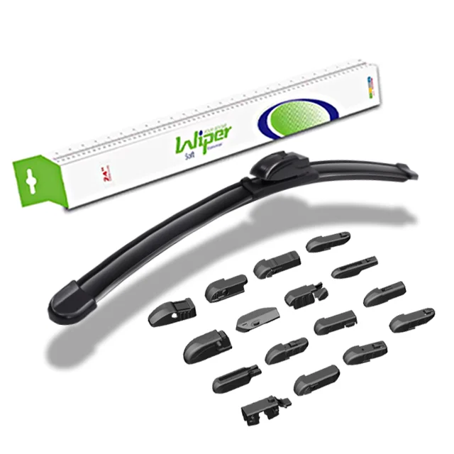 HUOYE Auto Parts Multifunctional Windshield Wipers Rubber Strip Compatible for Toyota Nissan Ford Kia Audi Peugeot Wiper Arm