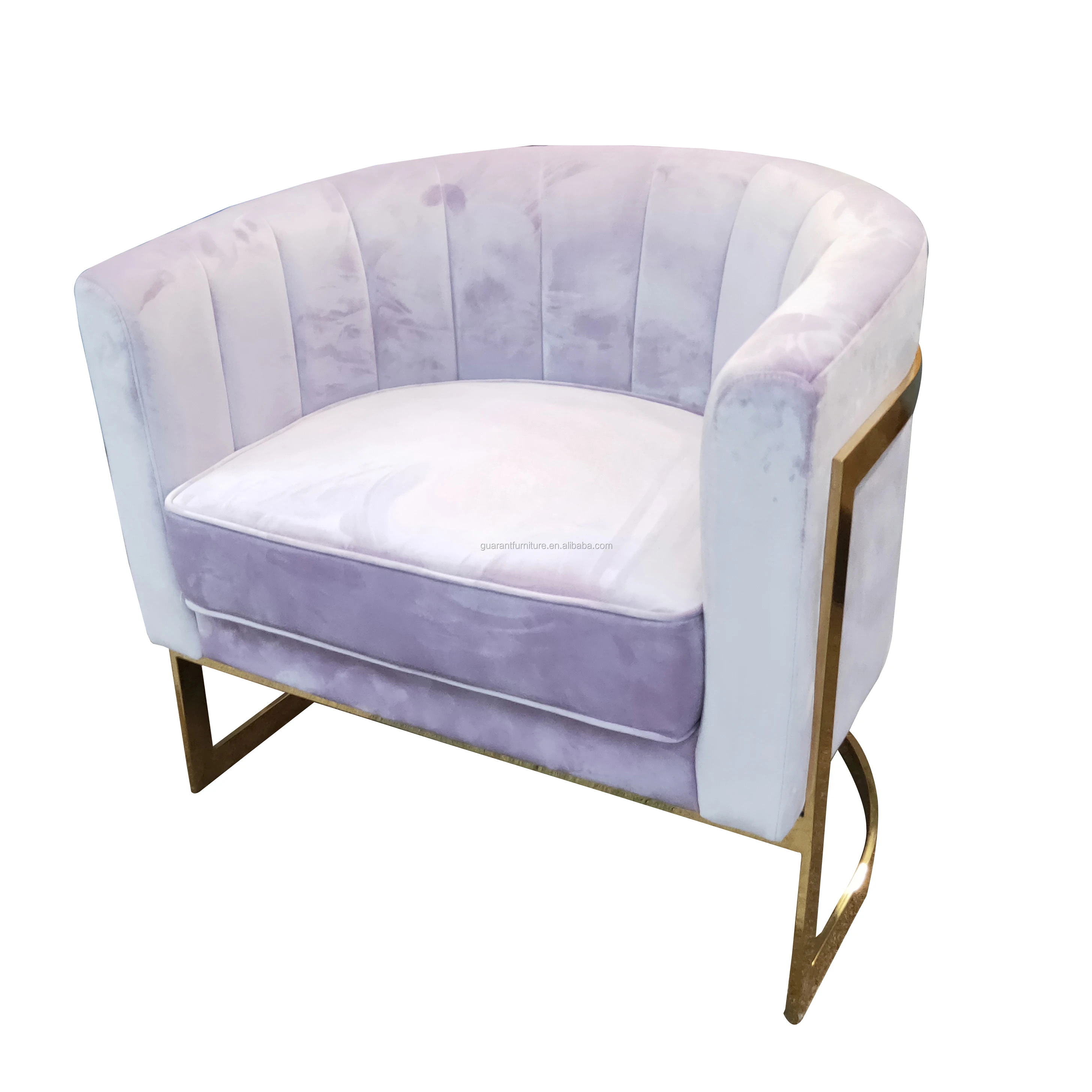 gold stainless steel armchair for living room modern lounge chairs