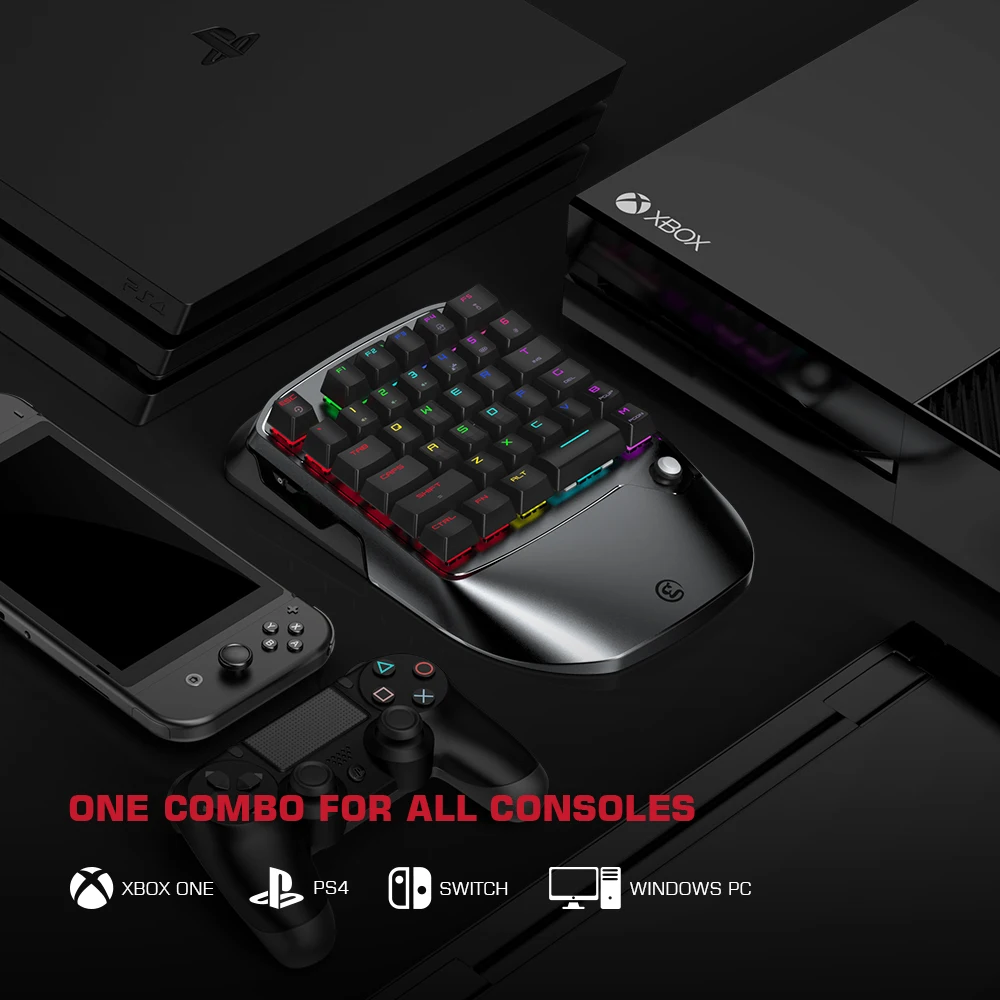 Популярный дизайн игровая клавиатура VX2 Aimswitch мышь и адаптер для X box One / PS 4 Ninten do Switch/игровая консоль