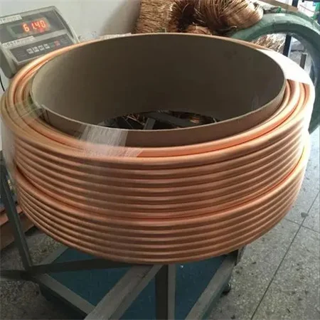 High quality Refrigeration air conditioner connecting copper pipe manufacture pancake coil capillary copper coil copper tube