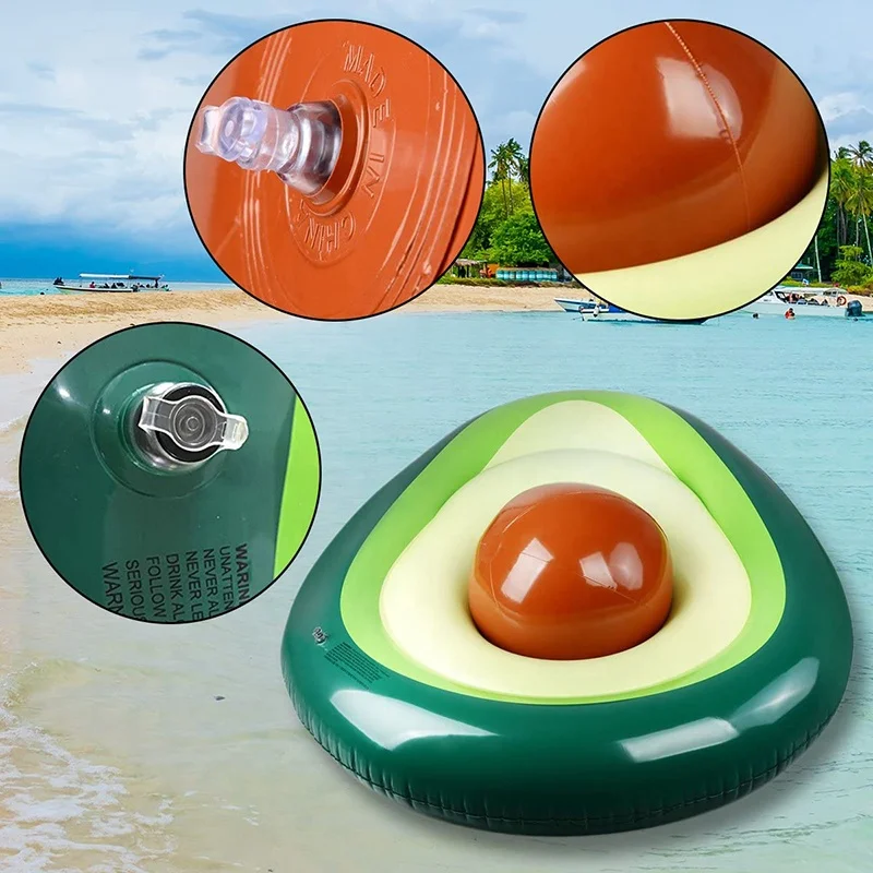 Pool lounge inflatable avocado float