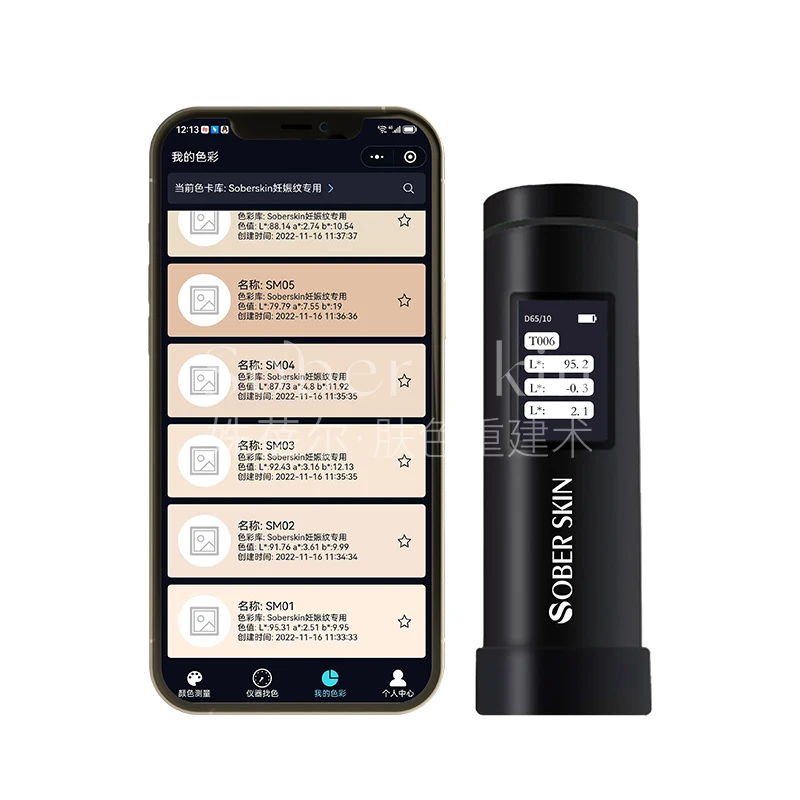Color Density Meter Tester Auto Calibration Color Meter Analyzer Color Meter Exact With App Cloud Database