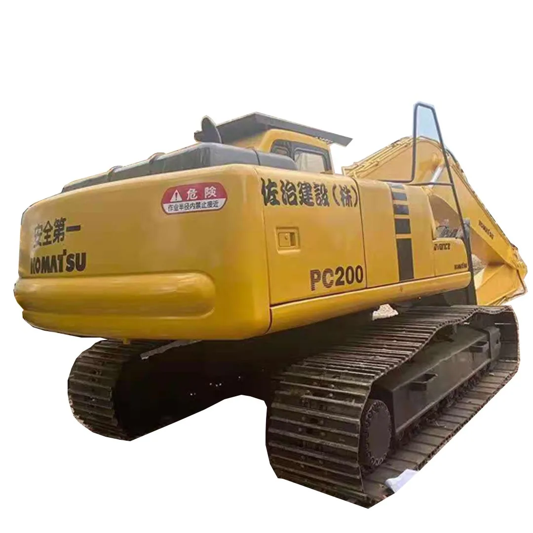 
Cost Effective 5.5KM/H Crawler Excavator 0.8cbm Bucket Capacity Rated Speed Used Excavator-komatsu-pc200-6 for Sale 