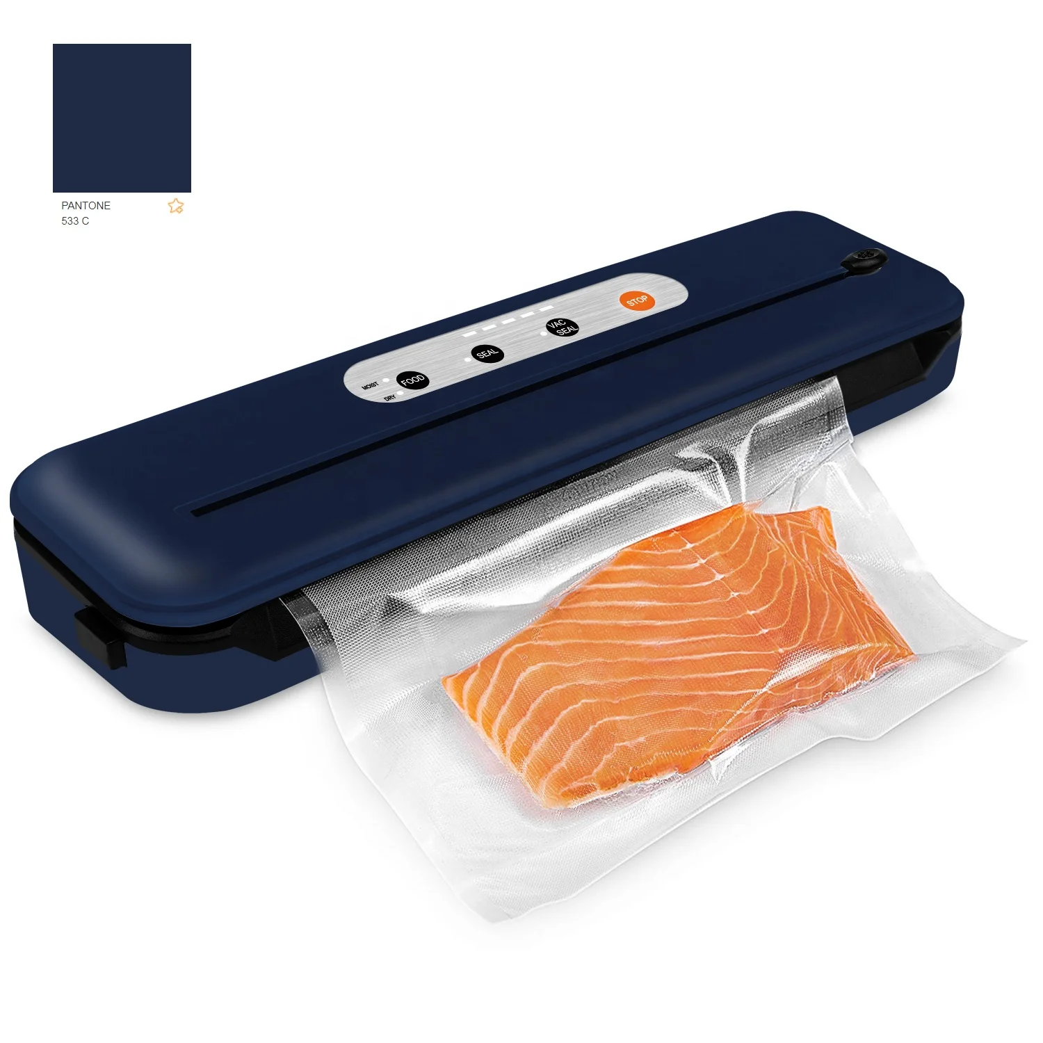 Wholesale Efficient Vacuum Seal Process S/S Panel Accessory Port Moisture Lock Food Vacuum Sealer
