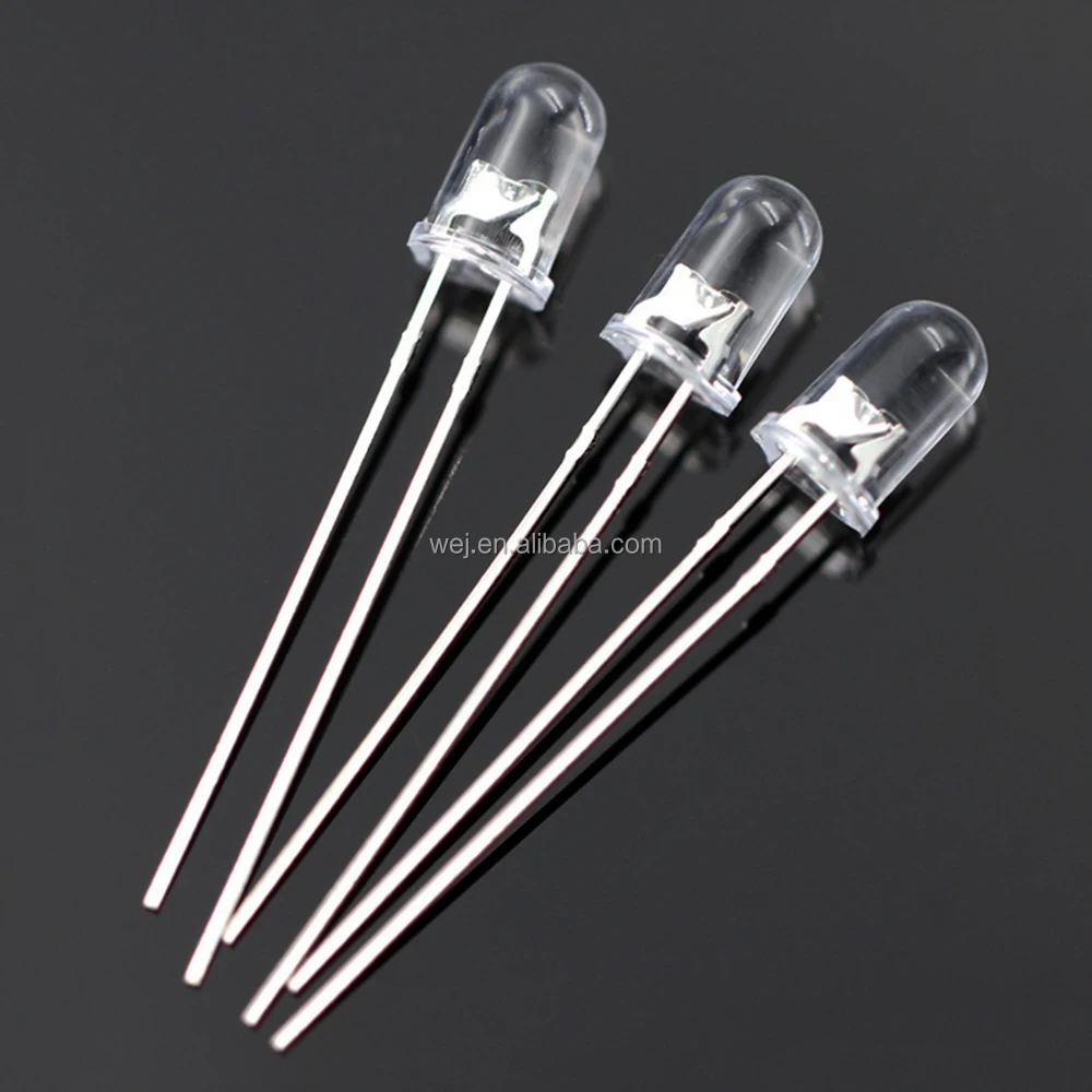 5mm ultra bright led diode round clear lens White Yellow Green Blue Red dip led ultra high brightness diode 5mm led