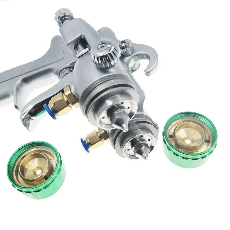 PT-29 HVLP Double dual Nozzle Air Spray Gun 1.3mm Nano spray plating gun