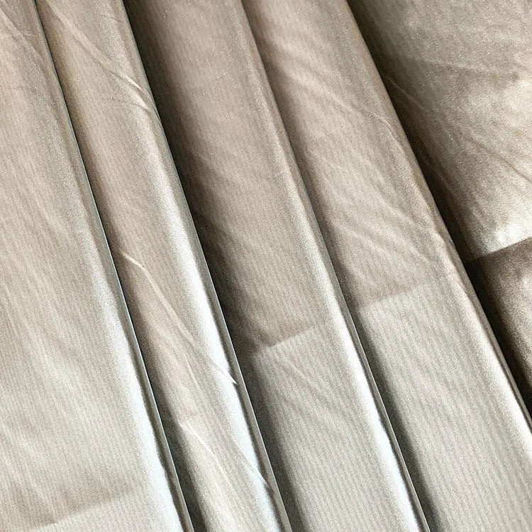 
china manufacturers nylon fabric metallic simple sense fabric for down jacket 