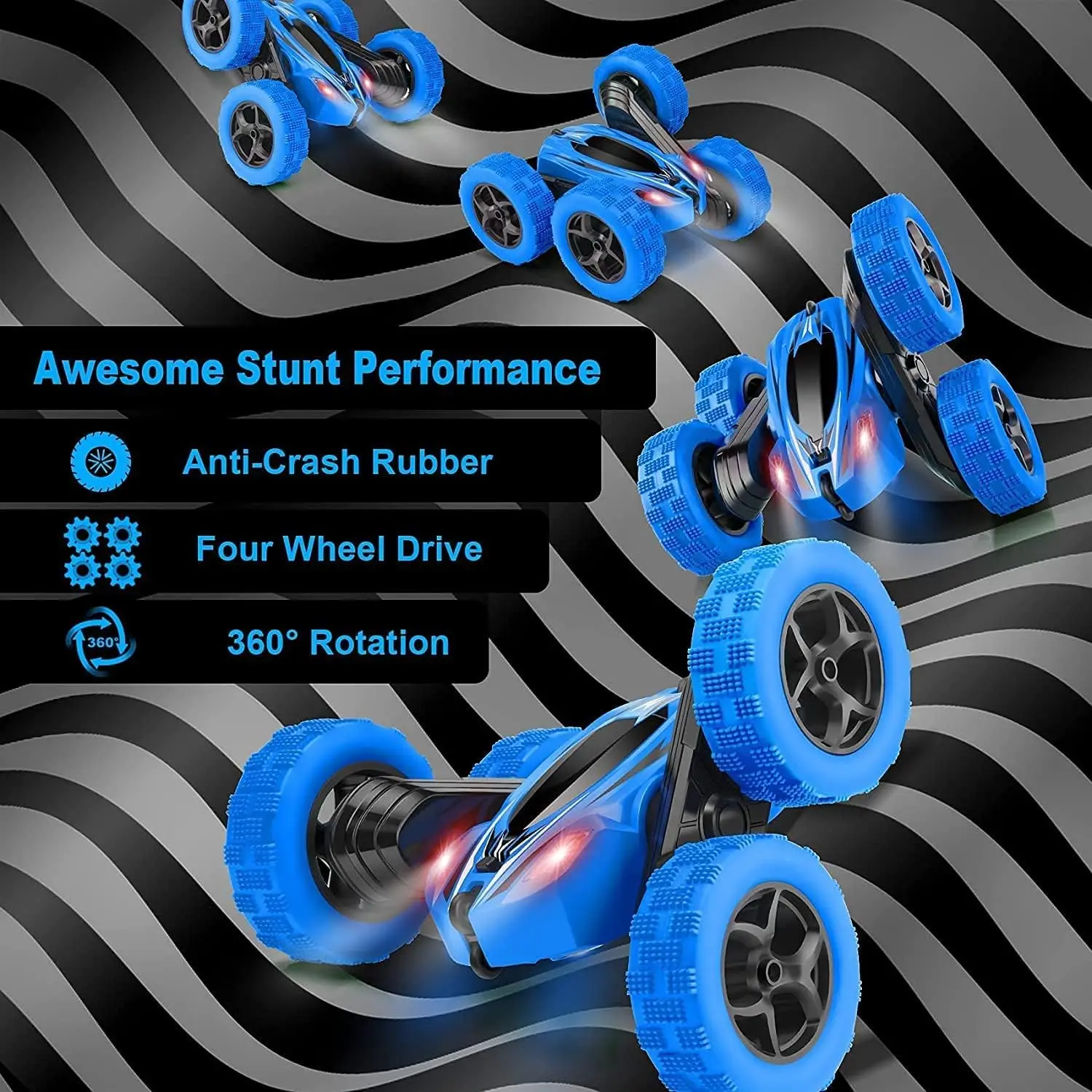 East  Car Toy 4WD 2.4Ghz Double Sided Rotating Car Ddp Door To Door Shipping To Saudi Arabia For Sale