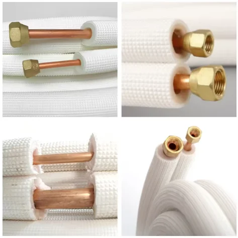 Insulated Copper Tube Air Conditioner Split Coil 1/4 1/2 3/8 Copper Pipe for air Conditioner
