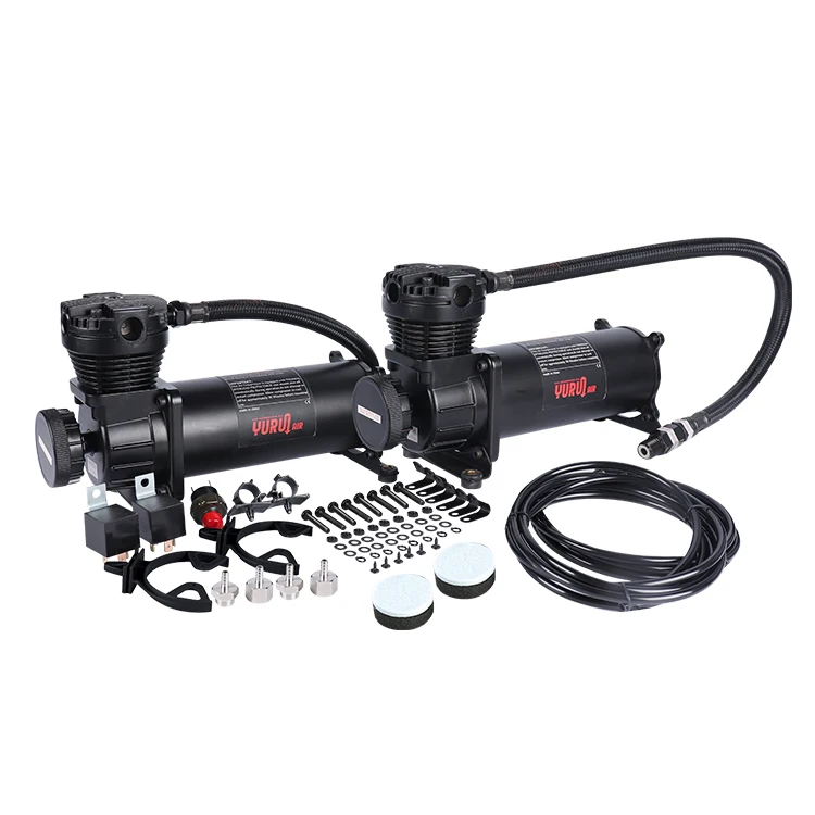 Amazon hot sale professional safe used strong power air ride suspension compressor kits car airbag inflators for cars