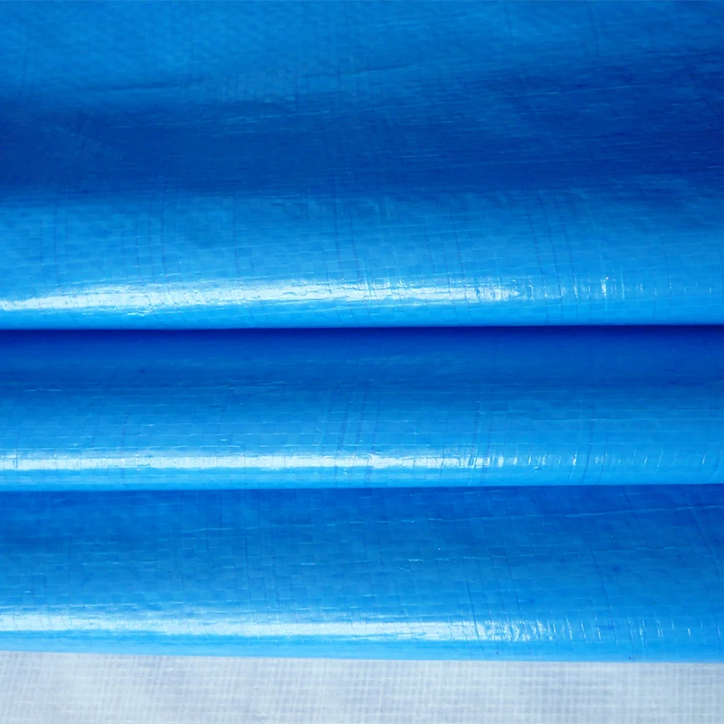 Hot Selling Zone Blue White Cover Truck Waterproof Poly Tarp Pe Tarpaulins Stripe/Rolls