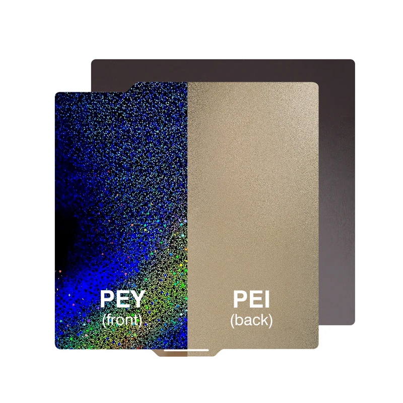 Pei and Pey Sheet For Bambu Lab X1/P1P 3D Printer Accessories 257*257mm PEI PEY Magnetic HotBed 3D Printer Parts