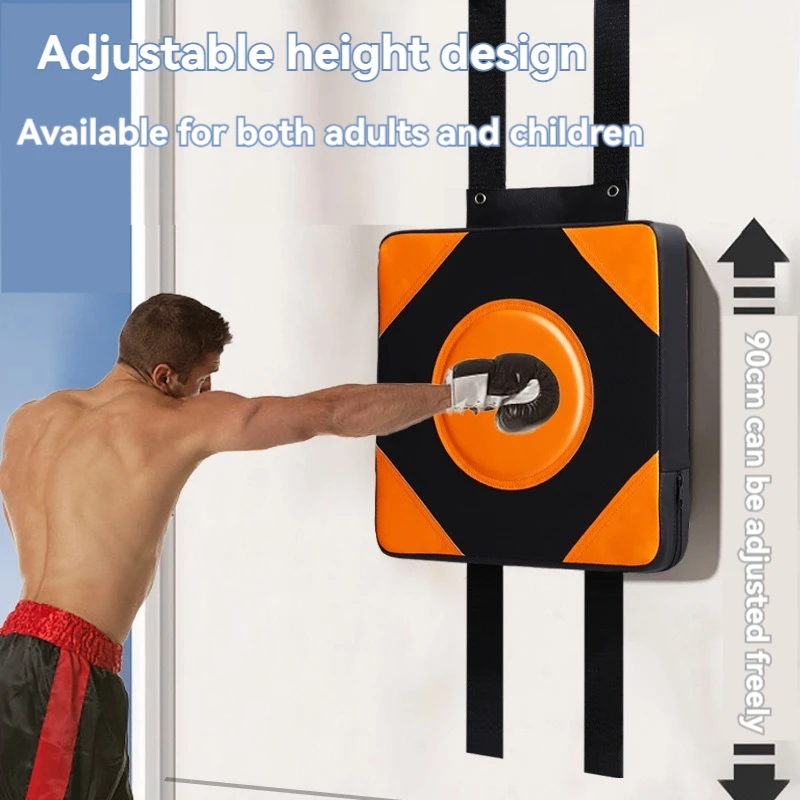 Adult and kids home boxing training thickened adjustable kick pad wall sandbag reaction boxing target machine