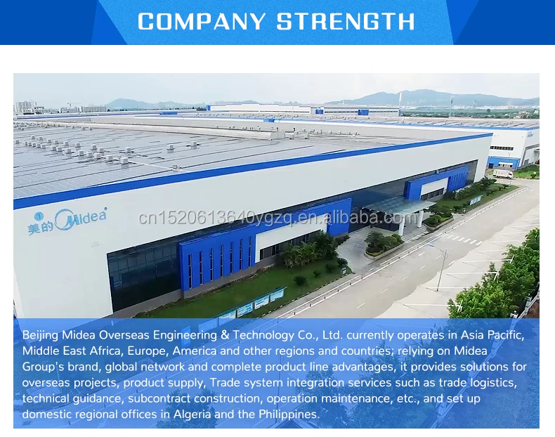 Midea 10HP Kanion air Conditioner Inverter Vrf air Conditioning With Wired Controller for Hotel