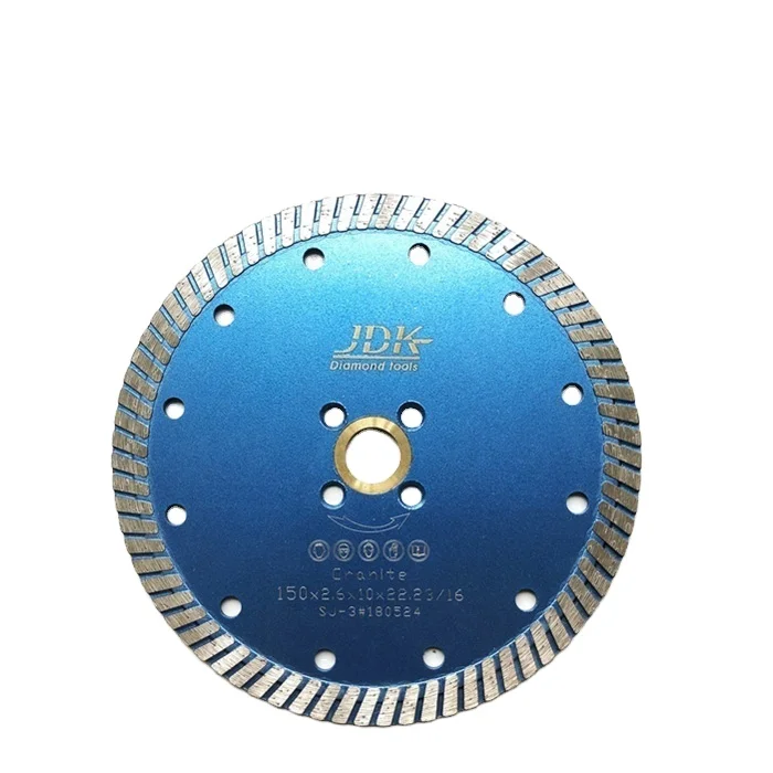 JDK 6 inch Turbo Diamond Saw Blade/Cutting Disc for Granite Quartz Stone