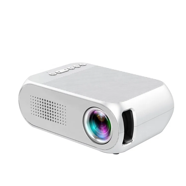  Lejiada Мини проектор для детей Портативный 1080p Поддержка 4K экран мобильного телефона осветительный светодиодный прибор дневного мини-проектор YG320 открытый домашнего