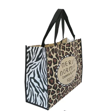 Eco Friendly Custom Recyclable Grocery Shopping Bag Supermarket Tote Bag Non Woven Bag