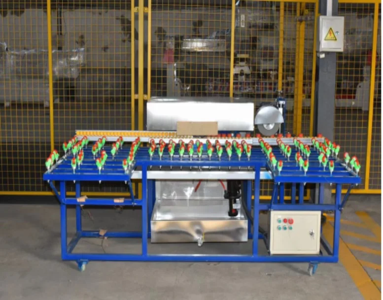 Quick Small Glass Edge Grinding Machinery Horizontal Glass Edge Polishing Chamfering Machine fast speed and cheaper