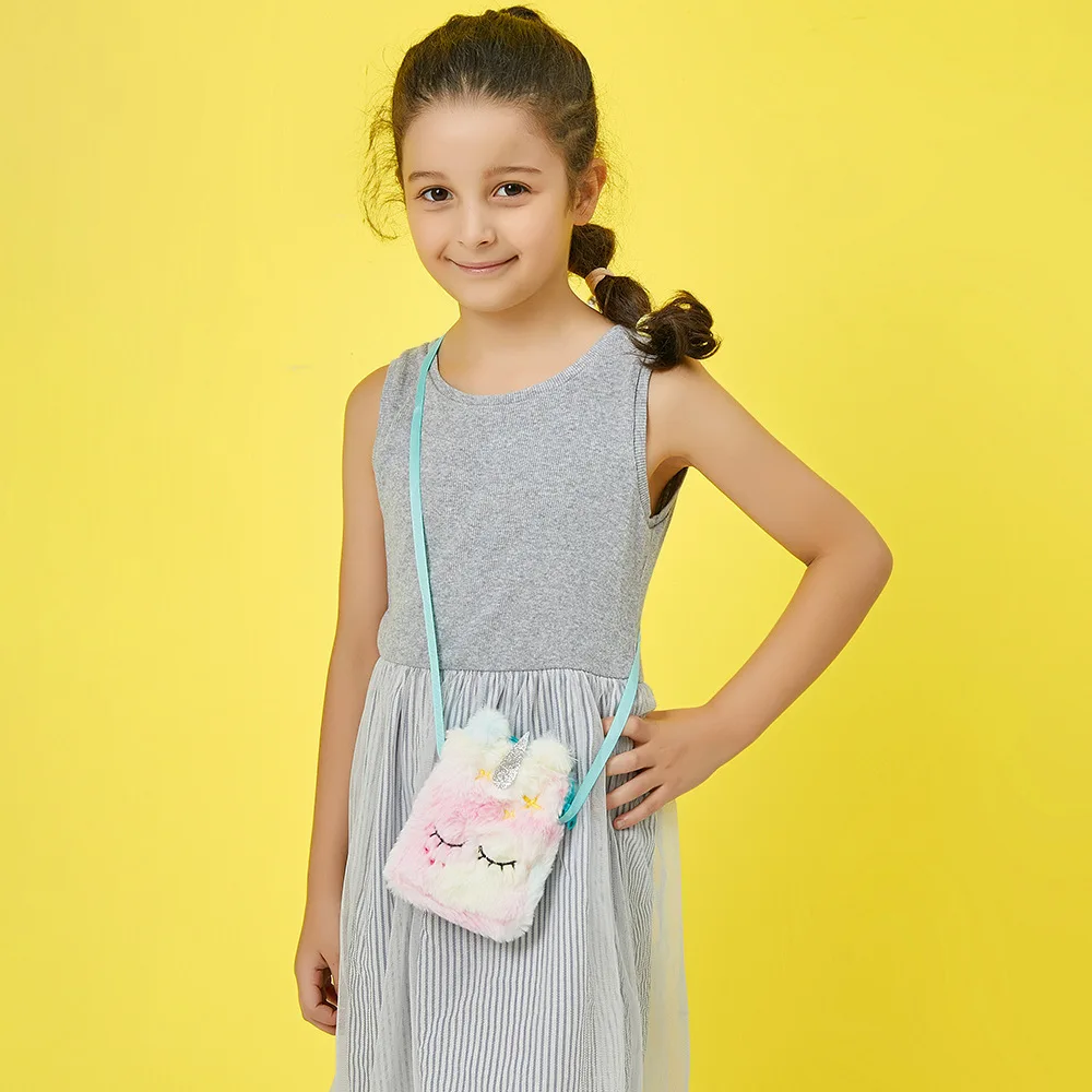 Горячий бизнес-подарок 2024 Креативный дизайн детский Мини Красочный тканевый кошелек брелок сумка с кошельком для