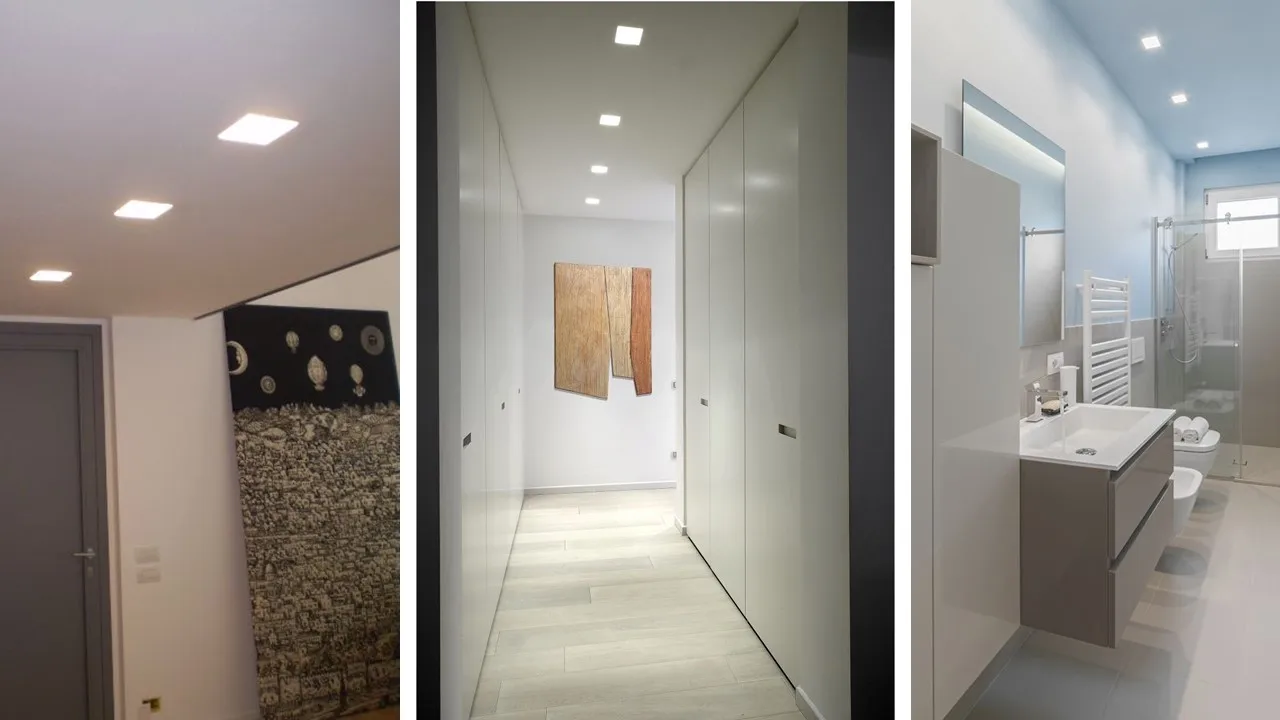 50W 120mm White Square Solar Power LED Skylight Indoor Ceiling Tube Light