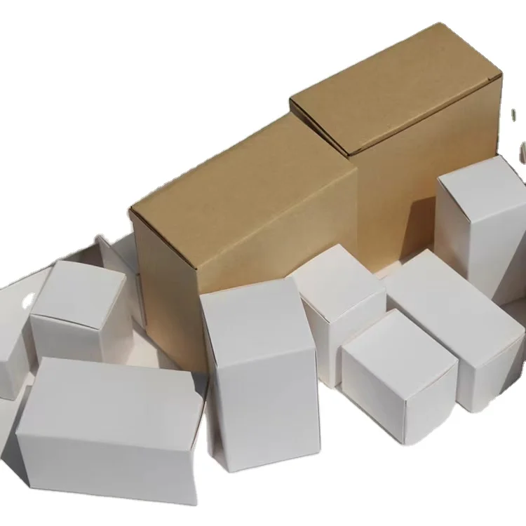 wholesale box customized logo color small white box cheap simple storage box