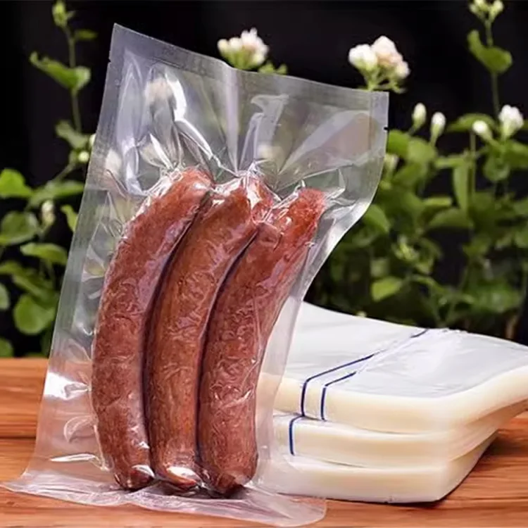 Changxi Pack Transparent Clear Plastic Nylon Compress Meat Vacuum Frozen Food Storage Packaging Bag