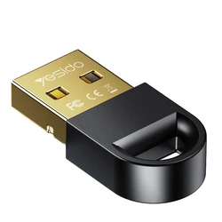 Yesido Mini USB Bluetooth Adapter receiver Wireless Mini USB Bluetooth Dongle 5.1 receiver for Computer PC Wireless Mouse