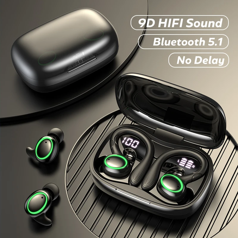 Bluetooth headphones 2021 I23 TWS 5.1 Earhook HiFi Stereo Sport waterproof sweat proof bluetooth headphones earphone accessories