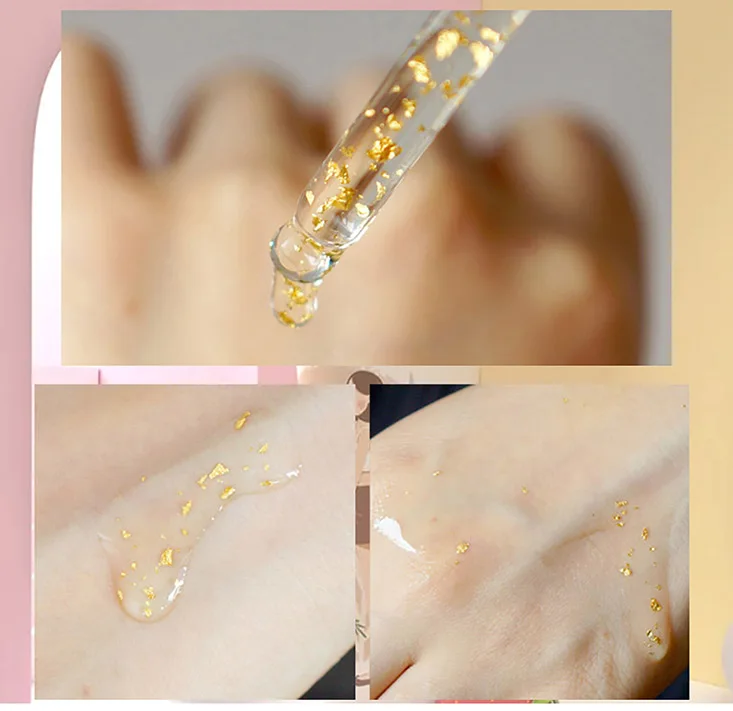 Anti Age Face Serum For Skin Care Repairing Private Label 24k Gold Serum Whitening