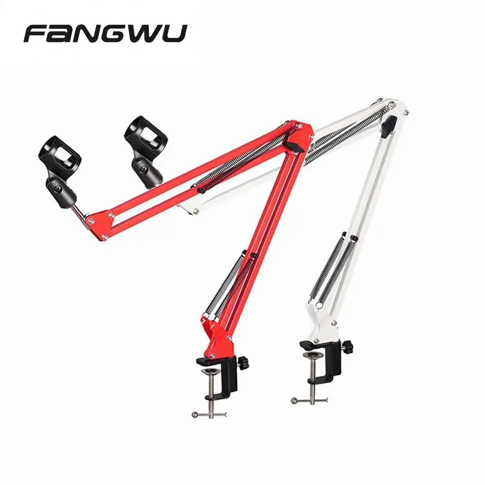 Desktop Studio Condenser Microphone Mic Suspension Desk Boom Scissor Arm Stand