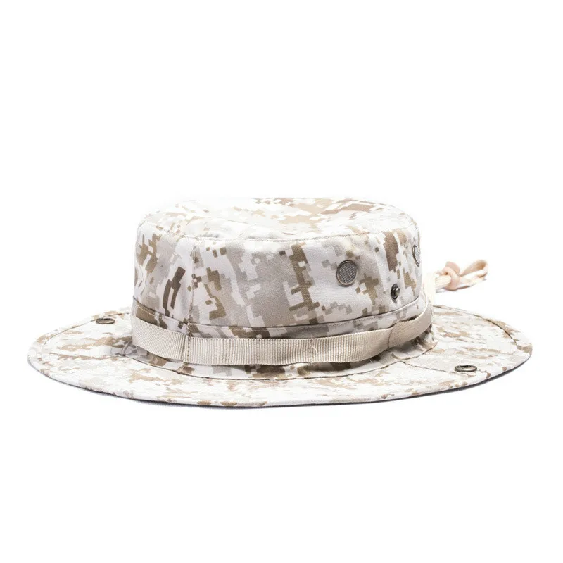 
Camouflage Tactical Cap Military Boonie Hat US Army Caps Camo Men Outdoor Sports Sun Bucket Cap Fishing Hiking Hunting Hats 