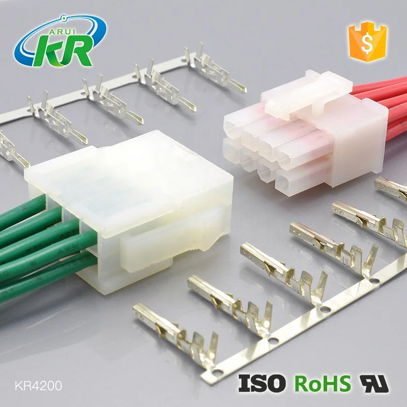 KR4200 4.2mm Pitch mini-fit ATX 5557 Female Male 2 3 4 5 6 Pin Wire to Board Electric Speaker Cable Connectors