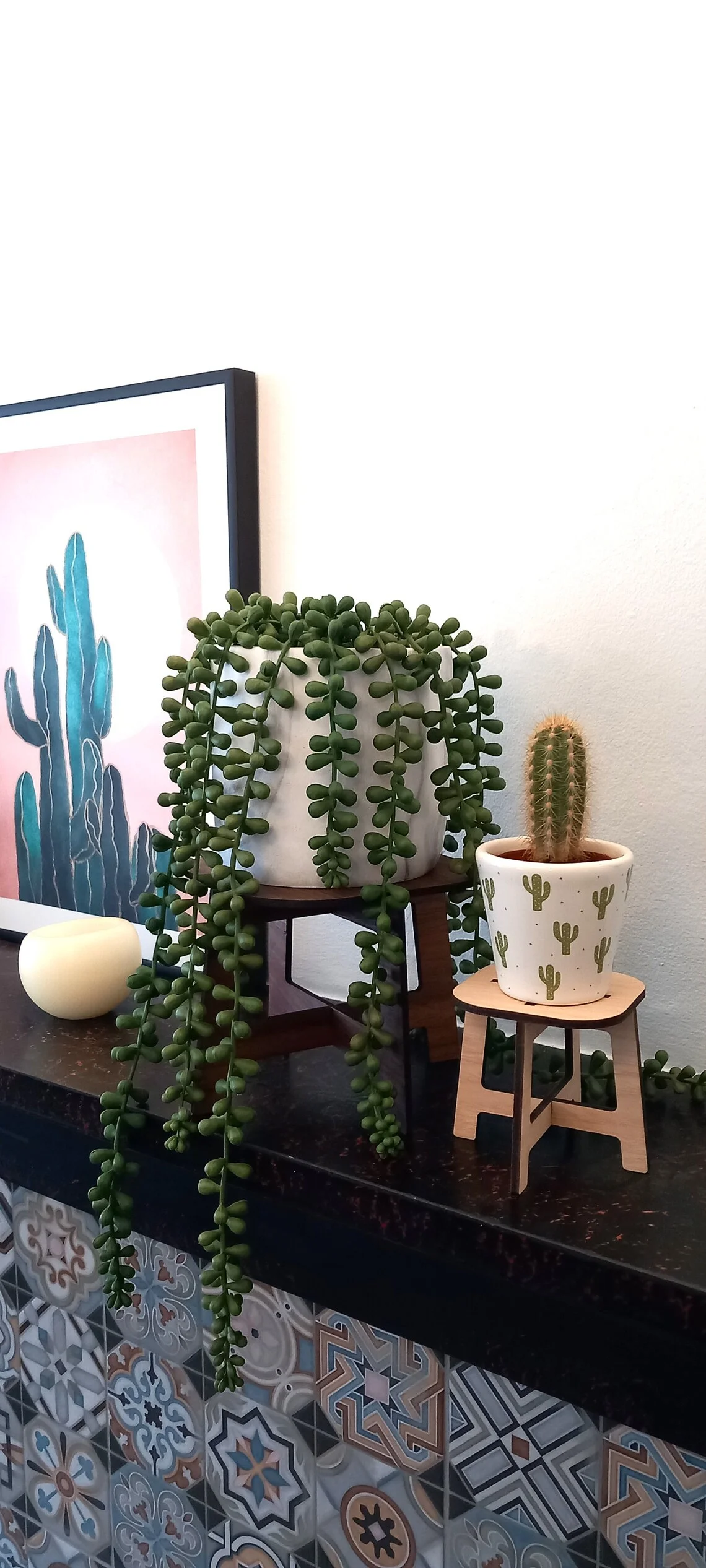 Chunlei OEM DIY assembled plant stand wooden mid century flower pot holder indoor home office decorations plants shelf