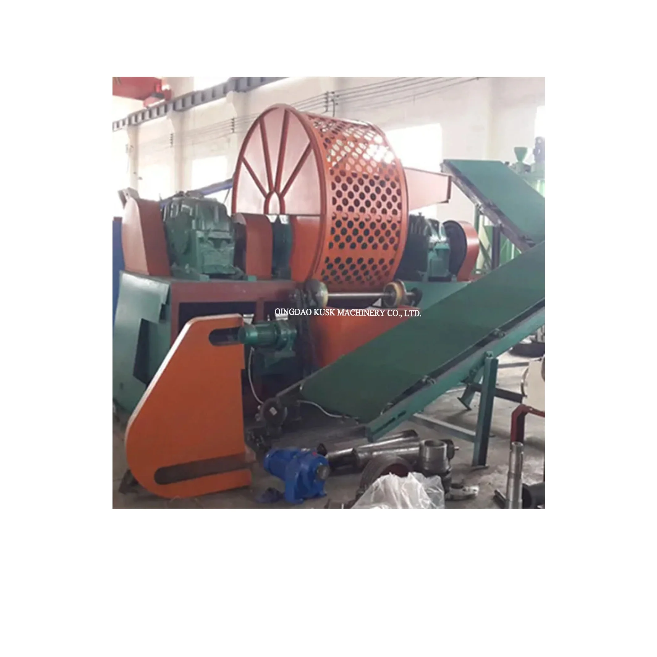 Rubber processing machine Waste Tyre Recycle To Crumb Rubber