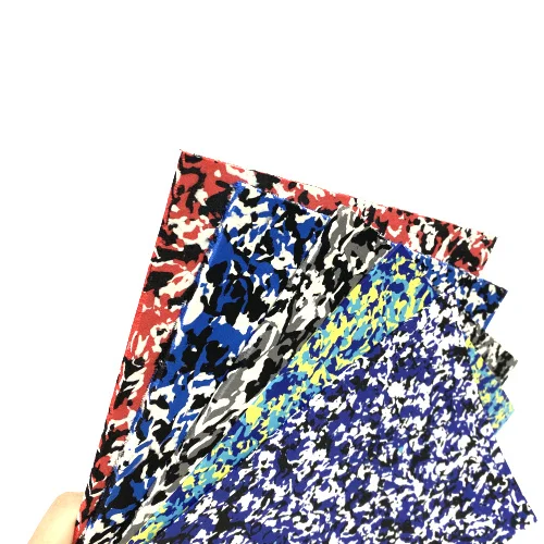 Blue white Camo color Embossed marine EVA foam in sheets and rolls from Chinese manufacturer