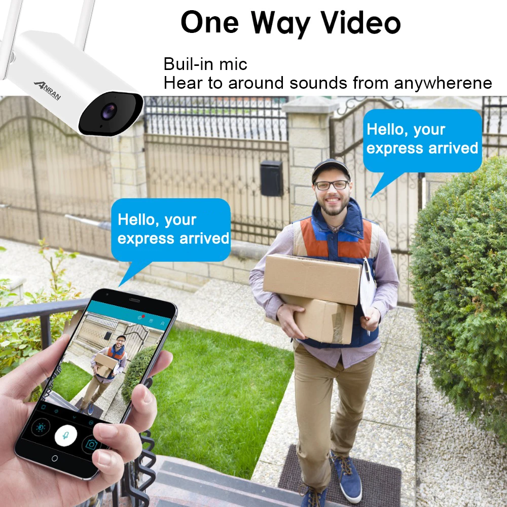 Anran 4K 5MP wireless security camera system waterproof Bullet IP CCTV Camera 4CH Wifi NVR Kit