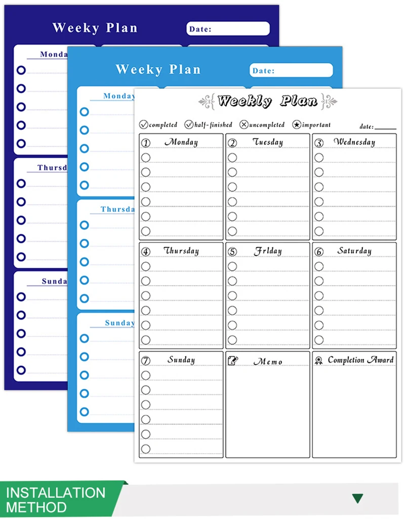 2023 New Trend Dry Erase Monthly  Academic Week Yearly Oversized Wall Undated Task Magnetic Writing Board Pet Organizer Planner