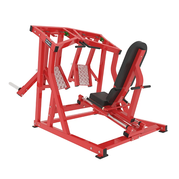 Gym equipment weight plate loaded machine strength machine dual functional machine Iso-Lateral Leg Press
