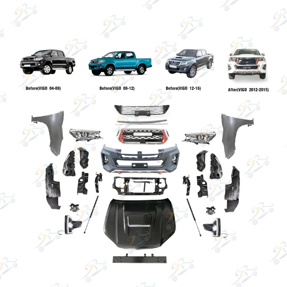 Professional Car modification auto parts kit for Toyota VIGO 2004 2008 2012 2015